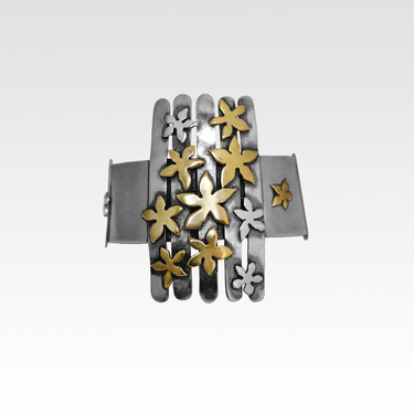 Flower Garden Cuff Bracelet