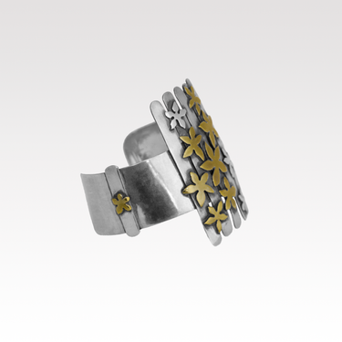 Flower Garden Cuff Bracelet