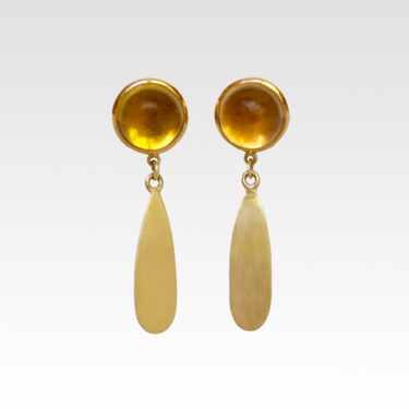 Citrine Dewdrop Earrings