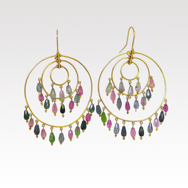 Tourmaline Carousel Earrings