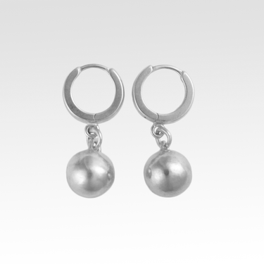 Sphere Huggie Earrings