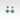 Green Tourmaline Chrysoprase Floral Drop Earrings