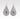 Pink Tourmaline Cutout Teardrop Earrings