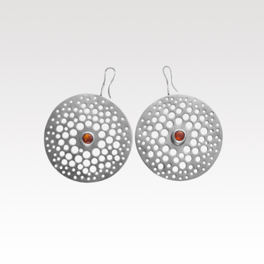 Cornelian Scaling Circles Cutout Earrings