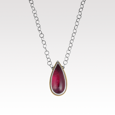 Rubellite Pendant Necklace