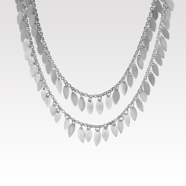 Feather Fringe Necklace