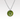 Green Garnet Medallion Necklace