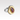 Garnet Gold Shield Ring