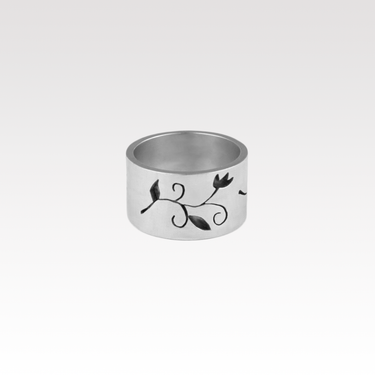 Floral Band Ring