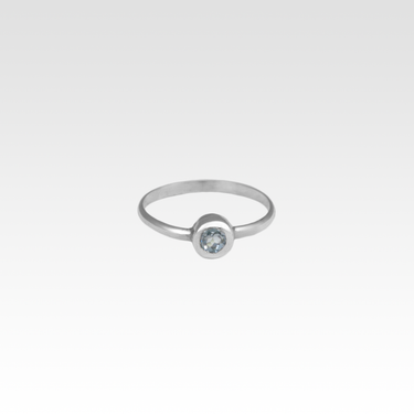 Blue Topaz Stacker Ring