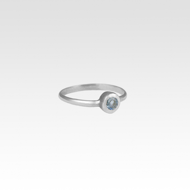 Blue Topaz Stacker Ring
