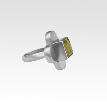 Floral Quartz Ring